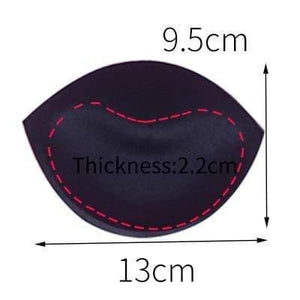 2pcs 1pair Sponge Inserts In Bra Padded for Swimsuit Breast Push Up Fill Brassiere Breast Patch Pads Women Intimates Accessories