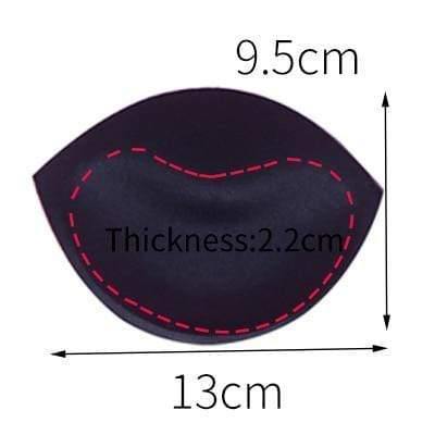 2pcs 1pair Sponge Inserts In Bra Padded for Swimsuit Breast Push Up Fill Brassiere Breast Patch Pads Women Intimates Accessories