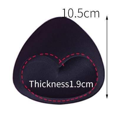 2pcs 1pair Sponge Inserts In Bra Padded for Swimsuit Breast Push Up Fill Brassiere Breast Patch Pads Women Intimates Accessories