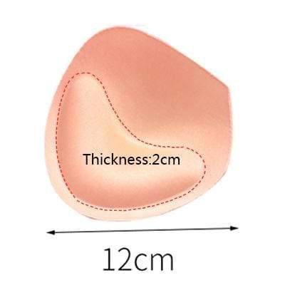 2pcs 1pair Sponge Inserts In Bra Padded for Swimsuit Breast Push Up Fill Brassiere Breast Patch Pads Women Intimates Accessories