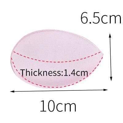 2pcs 1pair Sponge Inserts In Bra Padded for Swimsuit Breast Push Up Fill Brassiere Breast Patch Pads Women Intimates Accessories