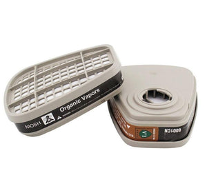 Planet Gates 1Pair 2PCS Paint Spraying Face Gas Mask Replace Fitting 6001cn Organic Vapor Cartridge For 3M 6000 7000 Series Respirator