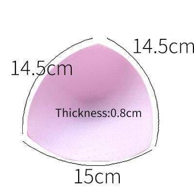2pcs 1pair Sponge Inserts In Bra Padded for Swimsuit Breast Push Up Fill Brassiere Breast Patch Pads Women Intimates Accessories