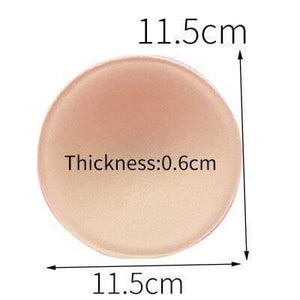 2pcs 1pair Sponge Inserts In Bra Padded for Swimsuit Breast Push Up Fill Brassiere Breast Patch Pads Women Intimates Accessories