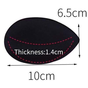 2pcs 1pair Sponge Inserts In Bra Padded for Swimsuit Breast Push Up Fill Brassiere Breast Patch Pads Women Intimates Accessories