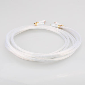 Planet Gates 1pair 5N Silver plated OCC RCA cable Analog cable RCA audio cable Silver plated