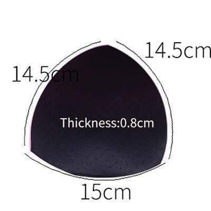 2pcs 1pair Sponge Inserts In Bra Padded for Swimsuit Breast Push Up Fill Brassiere Breast Patch Pads Women Intimates Accessories