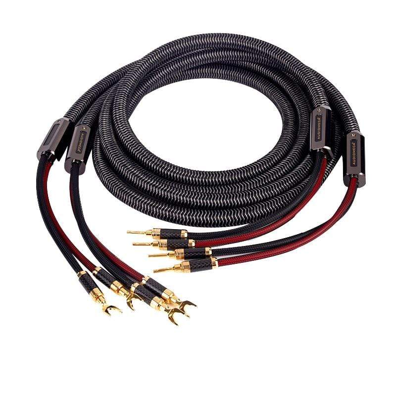 Planet Gates 1pair AUDIOMECA hifi speaker cable OFC pure copper audio connecting cable
