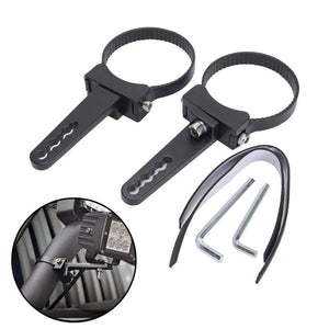 Planet Gates 1Pair Auto Bull Bar LED Bracket 1 1.5 2 2.5 3 INCH Offroad ATV SUV Car 4x4 Bumper Bullbar HID Work Light Headlight Holder Clamp
