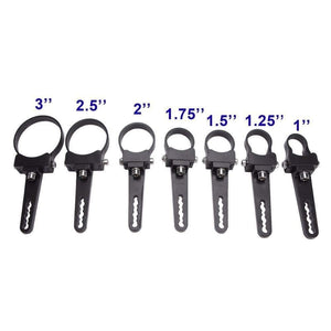 Planet Gates 1Pair Auto Bull Bar LED Bracket 1 1.5 2 2.5 3 INCH Offroad ATV SUV Car 4x4 Bumper Bullbar HID Work Light Headlight Holder Clamp