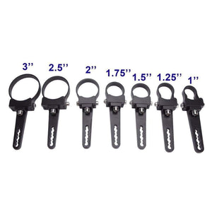 Planet Gates 1Pair Auto Bull Bar LED Bracket 1 1.5 2 2.5 3 INCH Offroad ATV SUV Car 4x4 Bumper Bullbar HID Work Light Headlight Holder Clamp