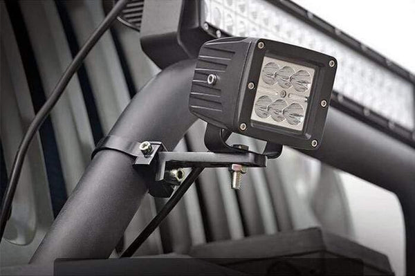 Planet Gates 1Pair Auto Bull Bar LED Bracket 1 1.5 2 2.5 3 INCH Offroad ATV SUV Car 4x4 Bumper Bullbar HID Work Light Headlight Holder Clamp