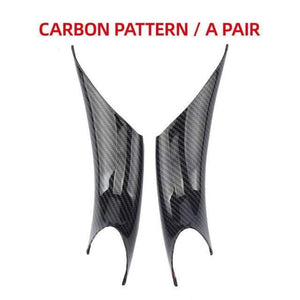 Planet Gates 1Pair Carbon Pattern Car Interior Door Panel Grab Handle Covers Armrest Protective Trim Car Styling for BMW 3 4 Series 2012-2018 F30 F35 Carbon Fiber