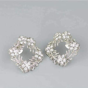 Planet Gates (1pair) detachable shining water drill shoe, shoe fastener, shoe accessories, DIY shoe clips.