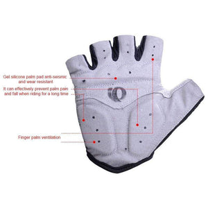 Planet Gates 1Pair Gel Half Finger Cycling Gloves Anti-Slip Anti-sweat Bicycle Left-Right Hand Gloves Anti Shock MTB Road Bike Sports Gloves