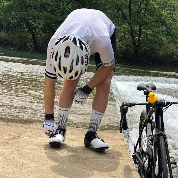 Planet Gates 1Pair Half /Full Finger Cycling Gloves With 1Pair Cycling Socks Men Women Sports Bike Gloves Racing  Bicycle Set