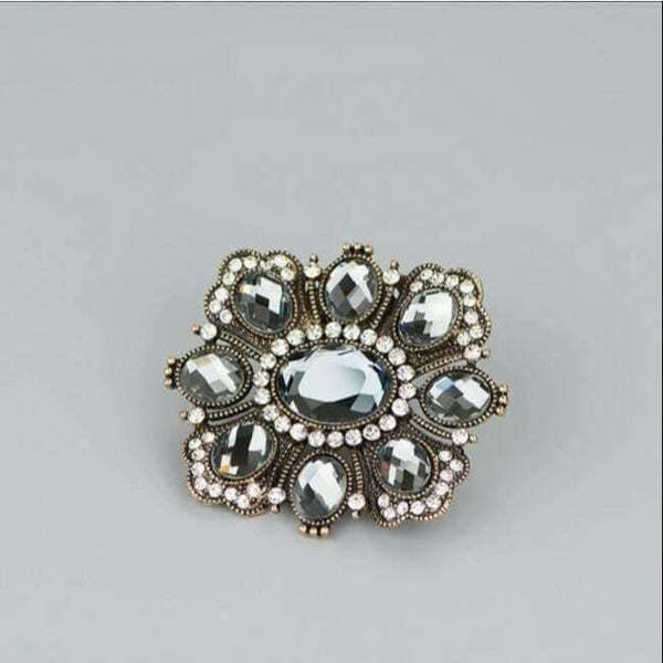 Planet Gates (1pair) luxury classic crystal removable sparkling water drill shoe buckle shoe accessories DIY shoe clips.