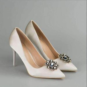 Planet Gates (1pair) luxury classic crystal removable sparkling water drill shoe buckle shoe accessories DIY shoe clips.