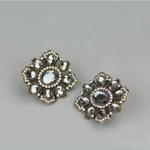 Planet Gates (1pair) luxury classic crystal removable sparkling water drill shoe buckle shoe accessories DIY shoe clips.