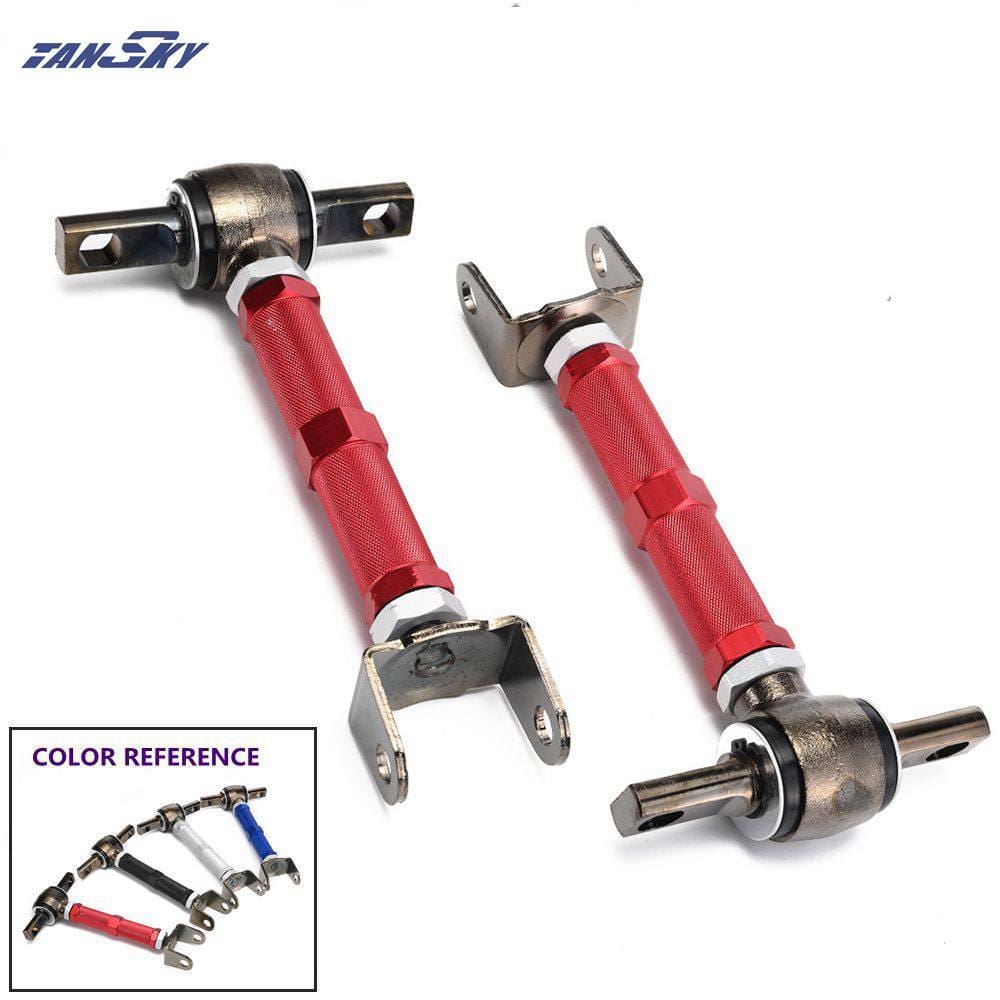 Planet Gates 1pair REAR Adjustable Racing Rear Suspension Camber Control Arms Kit For Honda Civic EP3 TYPE R DC5 ES1 EP2 SPORT EPCA7044