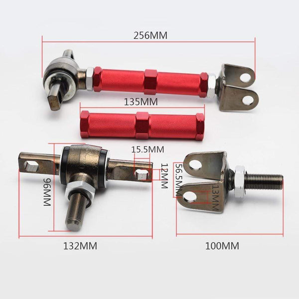 Planet Gates 1pair REAR Adjustable Racing Rear Suspension Camber Control Arms Kit For Honda Civic EP3 TYPE R DC5 ES1 EP2 SPORT EPCA7044