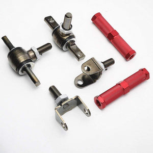 Planet Gates 1pair REAR Adjustable Racing Rear Suspension Camber Control Arms Kit For Honda Civic EP3 TYPE R DC5 ES1 EP2 SPORT EPCA7044