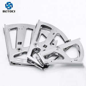 1pair Stainless Steel Furniture Hinge Shoes Drawer Cabinet Hinge Rack Accessories Shoe Cabinet Flip Furniture Hardware