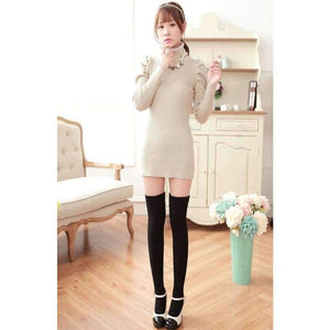 Planet Gates 1Pair Thigh High Socks Girls Stockings Winter Warm Hosiery Socks Women Sexy Stocking Medias Stockings Knee High Socks Stocking