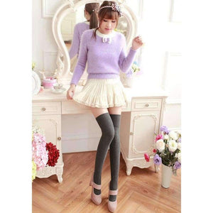 Planet Gates 1Pair Thigh High Socks Girls Stockings Winter Warm Hosiery Socks Women Sexy  Stockings Knee High Socks Stocking