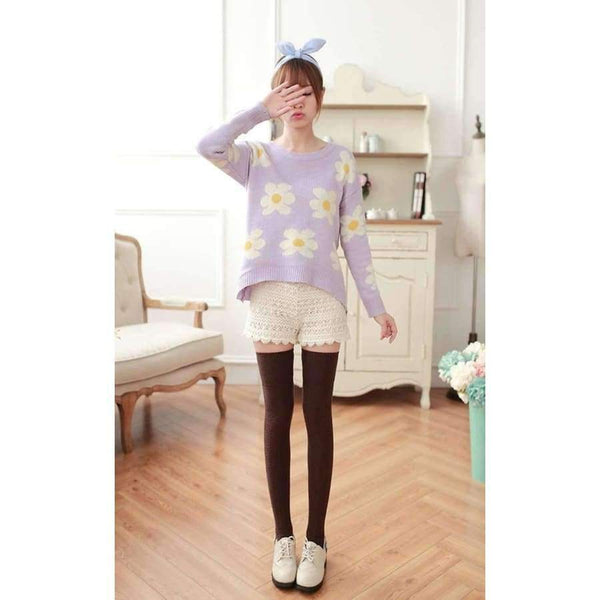 Planet Gates 1Pair Thigh High Socks Girls Stockings Winter Warm Hosiery Socks Women Sexy  Stockings Knee High Socks Stocking