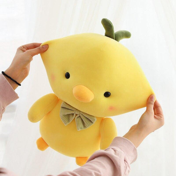 1PC 25-50CM Creative Small Yellow Chick Chicken Stuffed Animal Plush Toy Cute Chicken Plush Doll Pillow Boy Girl Birthday Gifts