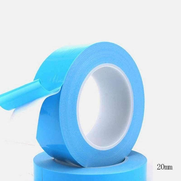 Planet Gates 1PC 25m 8/10/12/20mm Width Double Sided Transfer Heat Tape Thermal Conductive Adhesive Tape For PCB CPU LED Strip Light Heatsink