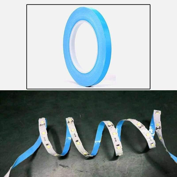 Planet Gates 1PC 25m 8/10/12/20mm Width Double Sided Transfer Heat Tape Thermal Conductive Adhesive Tape For PCB CPU LED Strip Light Heatsink