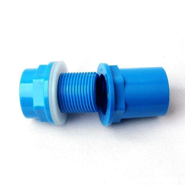 Planet Gates 1pc 32mm  Male Thread Connector Fish Tank Aquarium Water Supply Pipe Fittings Straight Plastic PVC Joints White Black Blue