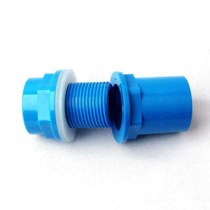 Planet Gates 1pc 32mm  Male Thread Connector Fish Tank Aquarium Water Supply Pipe Fittings Straight Plastic PVC Joints White Black Blue