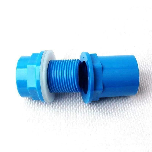 Planet Gates 1pc 32mm  Male Thread Connector Fish Tank Aquarium Water Supply Pipe Fittings Straight Plastic PVC Joints White Black Blue