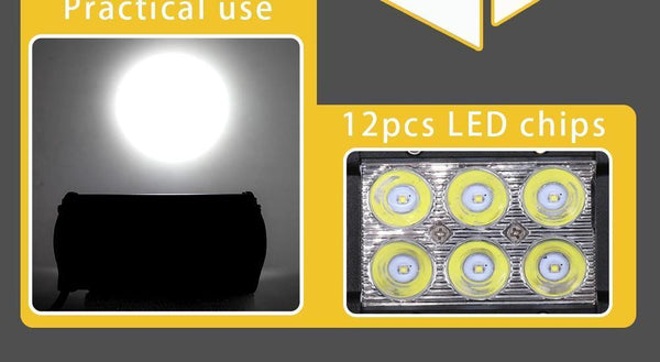 Planet Gates 1PC 3D Flood / China LED Bar 7 inch LED Light Bar Work Light for Driving Offroad Boat Car Tractor Truck 4x4 SUV ATV 12V 24V Off Road