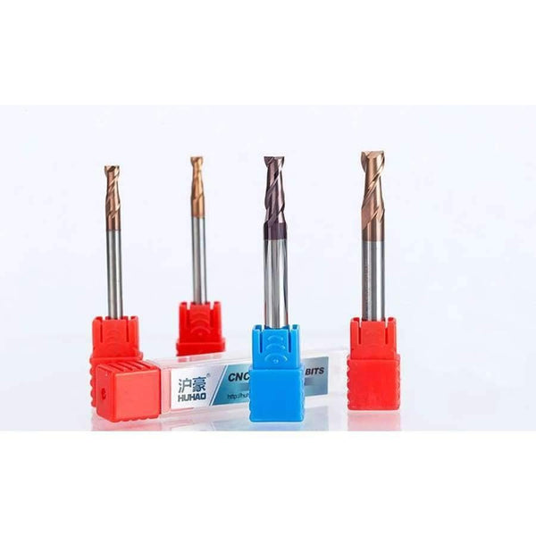 Planet Gates 1PC 4mm 6mm  2 Flutes Spiral  TiAIN Coating  End Mill CNC Milling Cutter HRC55 router bit for Aluminum CNC milling machine