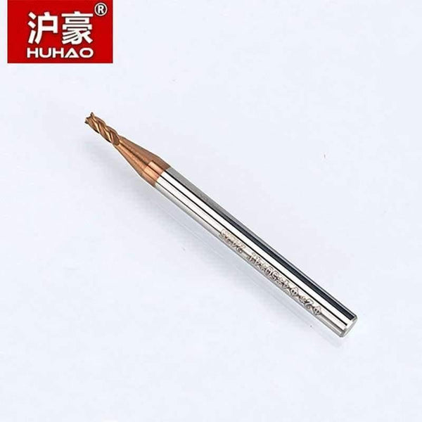 Planet Gates 1PC 4mm 6mm  2 Flutes Spiral  TiAIN Coating  End Mill CNC Milling Cutter HRC55 router bit for Aluminum CNC milling machine