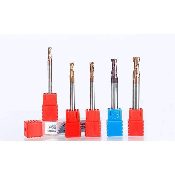 Planet Gates 1PC 4mm 6mm  2 Flutes Spiral  TiAIN Coating  End Mill CNC Milling Cutter HRC55 router bit for Aluminum CNC milling machine