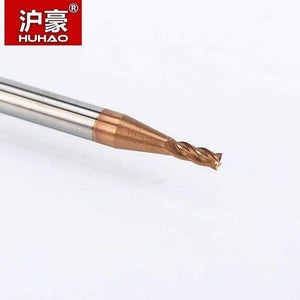 Planet Gates 1PC 4mm 6mm  2 Flutes Spiral  TiAIN Coating  End Mill CNC Milling Cutter HRC55 router bit for Aluminum CNC milling machine