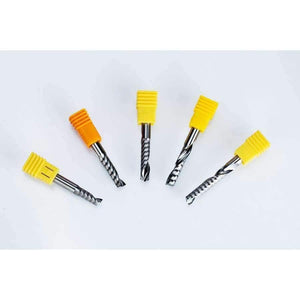 Planet Gates 1pc 6mm Single Flute Spiral Cutter router bit CNC end mill For Acrylic carbide milling cutter cnc tools Machine Accessories