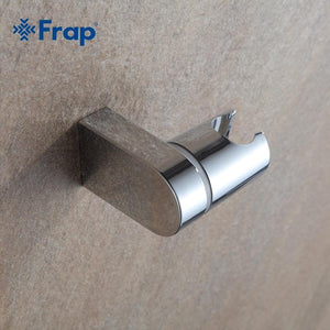 Planet Gates 1pc ABS Swivel Handheld Shower Seat With Shower Hose Connector Round Chrome Polished Hook F30-1