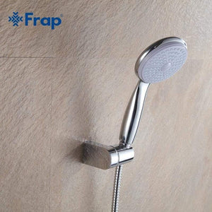 Planet Gates 1pc ABS Swivel Handheld Shower Seat With Shower Hose Connector Round Chrome Polished Hook F30-1