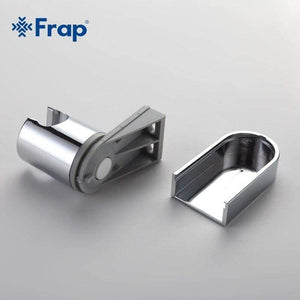 Planet Gates 1pc ABS Swivel Handheld Shower Seat With Shower Hose Connector Round Chrome Polished Hook F30-1