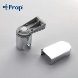 Planet Gates 1pc ABS Swivel Handheld Shower Seat With Shower Hose Connector Round Chrome Polished Hook F30-1