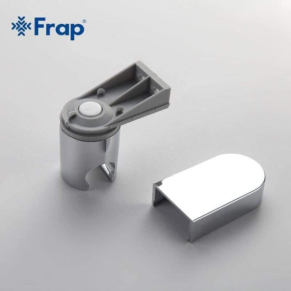 Planet Gates 1pc ABS Swivel Handheld Shower Seat With Shower Hose Connector Round Chrome Polished Hook F30-1