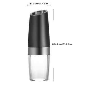1pc Automatic Pepper Mills Grinder Creative LED Electric Black Pepper Salt Ceramic Mills Seasoning Spice Grinder Kitchen Gadgets