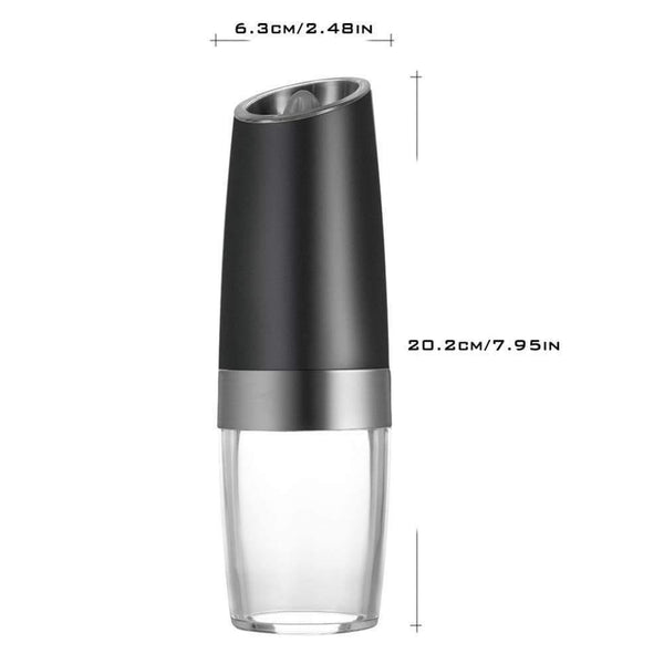 1pc Automatic Pepper Mills Grinder Creative LED Electric Black Pepper Salt Ceramic Mills Seasoning Spice Grinder Kitchen Gadgets