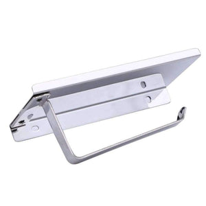 Planet Gates 1Pc Bathroom Roll Towel Tissue Paper Holder Stainless Steel Phone Shelf Rack Bathroom Product Tissue Boxes Organizer